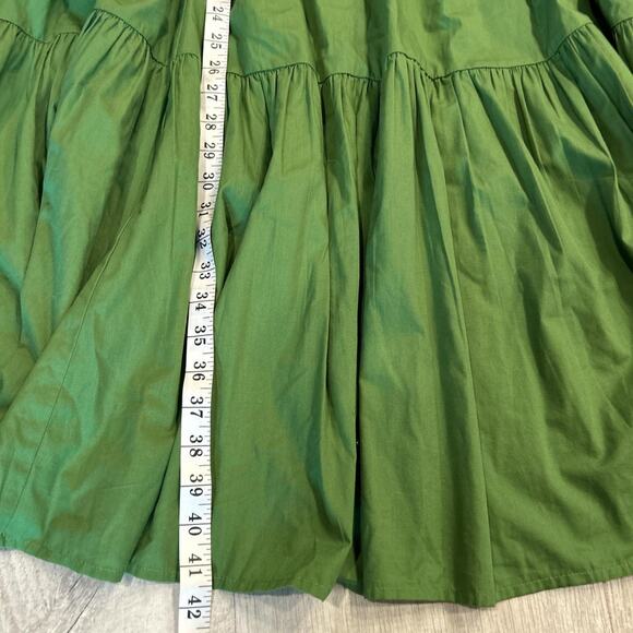 NWT Abercrombie & Fitch Chase ruffle midi dress. Size XS - Picture 6 of 6